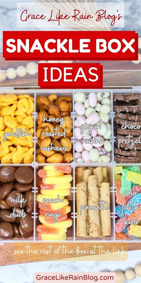 Diy snacks on the go create your own snackle box in just a few steps ...