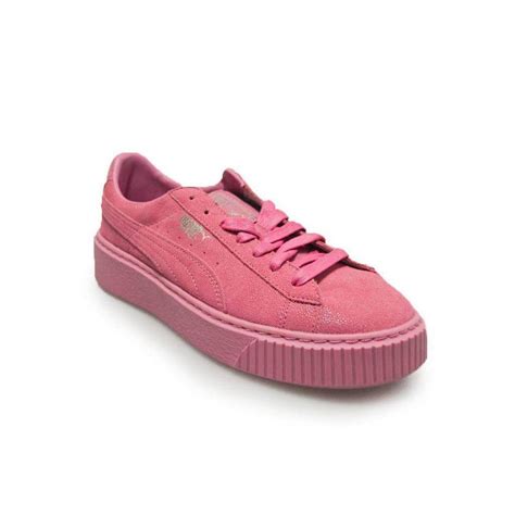 Womens Puma Basket Platform Reset Wns 36331302 Triple Pink