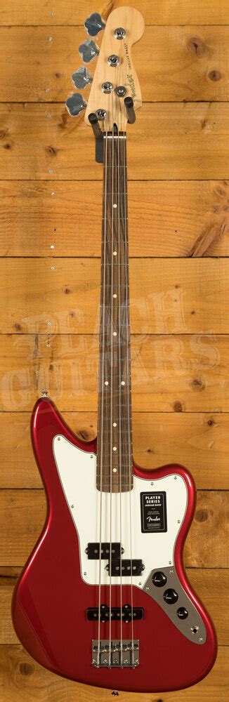 Fender Player Jaguar Bass Pau Ferro Candy Apple Red