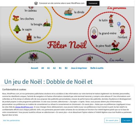 Le Moteur Du Fle Un Jeu De Noël Dobble De Noël Et Fiche De