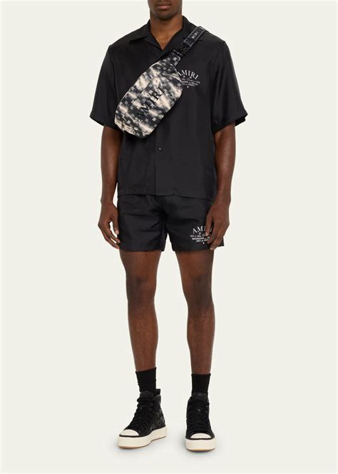 Amiri Mens Micro Paisley Tie Dye Belt Bag Bergdorf Goodman