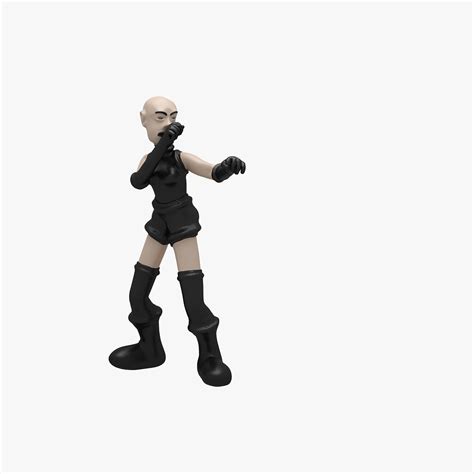 female   animation  model  max freed