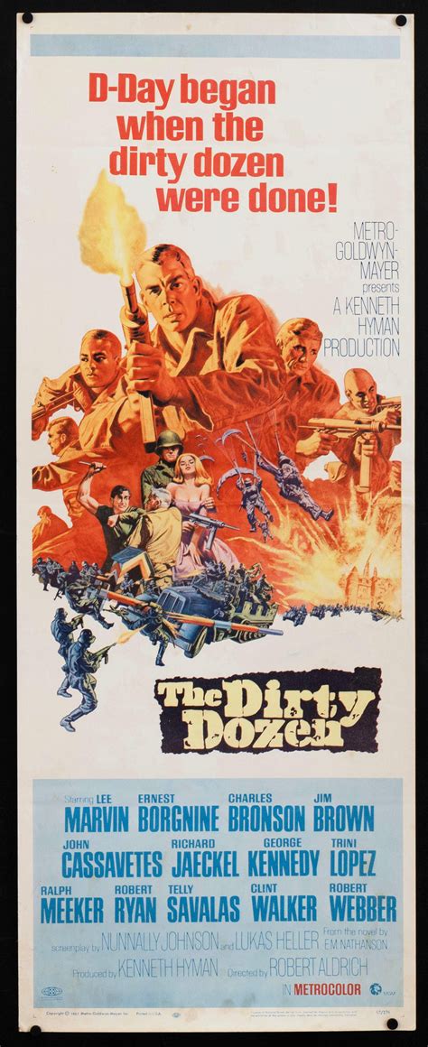 The Dirty Dozen Movie Poster 1967 1 Sheet (27x41)