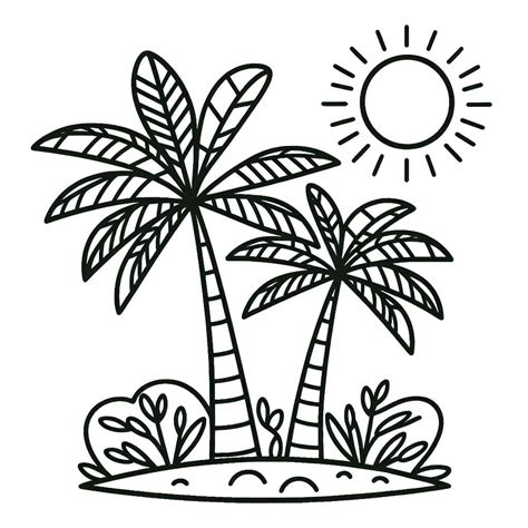 Quais As Consequências Para O Ambiente Do Uso De Biocombustíveis - Dibujos de Palmera para colorear e imprimir – ColoringLib