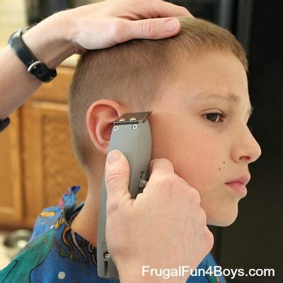 How to Do a Boy's Haircut with Clippers - Frugal Fun For Boys and Girls