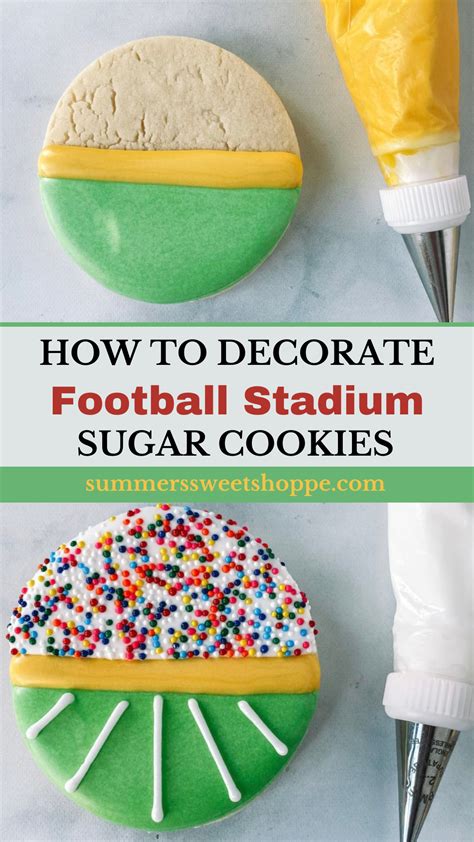 How To Make Football Tailgate Cookies Summers Sweet Shoppe Royal Iced Cookies Football