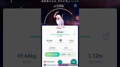 Shiny Absol Pokemon Go Youtube