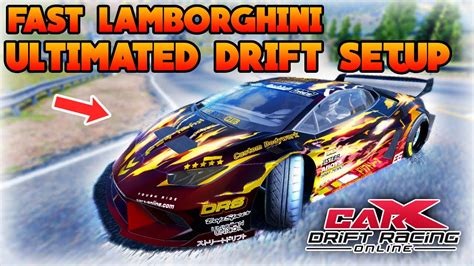 Insanely Smooth Lamborghini Ultimate Drift Setup Carx Drift Racing