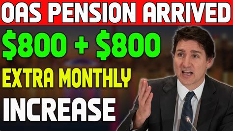 Attention Canadian Seniors Oas Pension Payment Extra Monthly