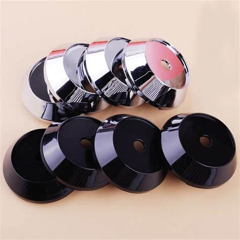 100 St Cke 65mm Rad Hub Caps Blank No Logo Abzeichen Universal ABS