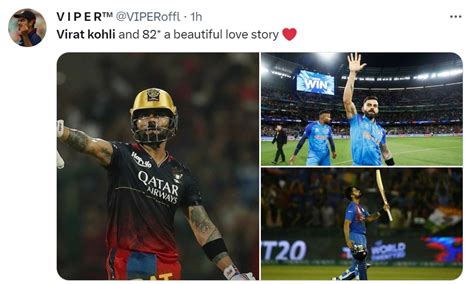 Rcb Vs Mi Fans Hail King Virat Kohli After He Made Jofra Archer Look