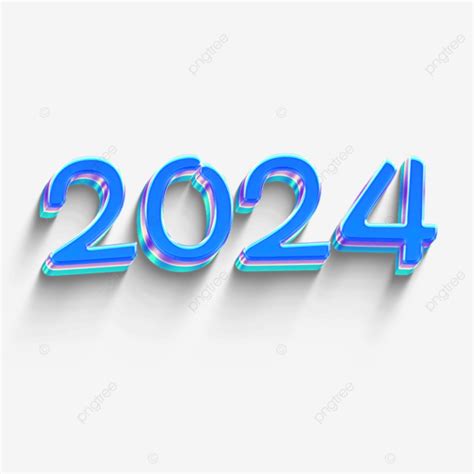 Year 2024 Text Effect Years Text Effect 2024 PNG Transparent Clipart