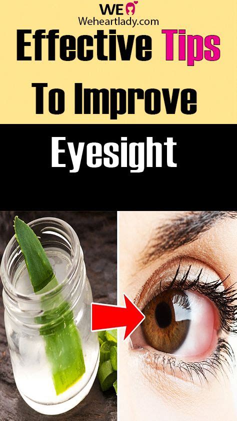 Effective Tips To Improve Eyesight Eye Sight Improvement Natural Sleep Remedies Skin Natural