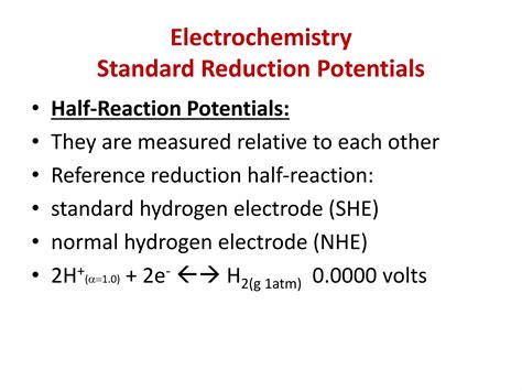 Electrochemical Cells And Electrode Potentials Ppt