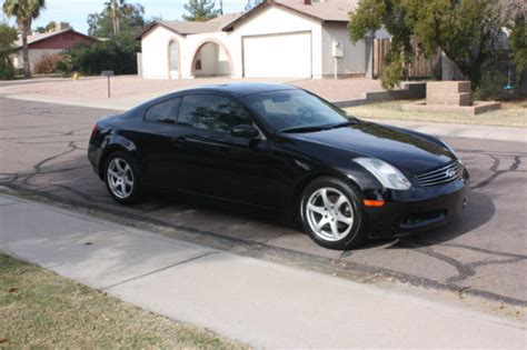 Black Infiniti G Door Coupe K Miles Affordable Sports Car