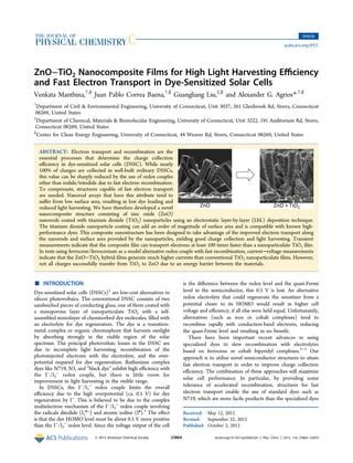 ZnO TiO2 Nanocomposite Core Shell PDF