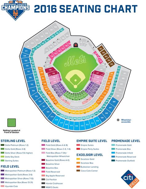 Citi Field Seat Map With Numbers Two Birds Home