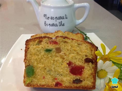 Torta de frutas confitadas Fácil