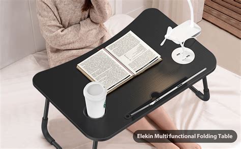 Amazon De Elekin Tragbar Laptoptisch Faltbare Notebooktisch Betttisch