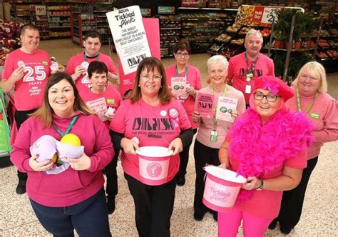 Asda Colleagues Tickled Pink For Breast Cancer Down News