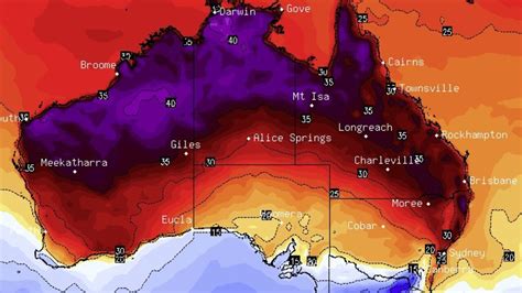 National Weather Hot Dry Heat In Nsw Vic Qld Sa Fire Danger