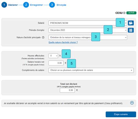 Comment déclarer avec le service Cesu Urssaf fr