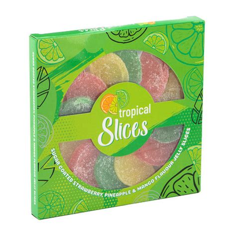 Sugar Coated Slices Sweets Assorted Flavours 110g Fabfinds