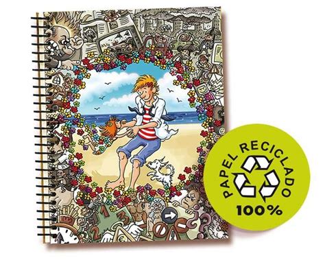 Cuadernos Serie Tapa Dura Reciclado Hombre Nuevo De Ekilikua