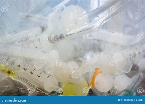 Medical Plastic Waste Stock Photo Image Of Medical 110131386