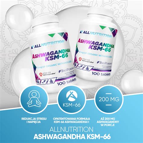 Ashwagandha Ksm Tabletek Allnutrition Z Najtaniej