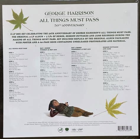 George Harrison All Things Must Pass Th Anniversary Vinyl