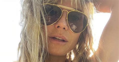 Heidi Klum Parades Toned Figure In Tiny Bikini As She Sultrily Serves Up BBQ Daily Star