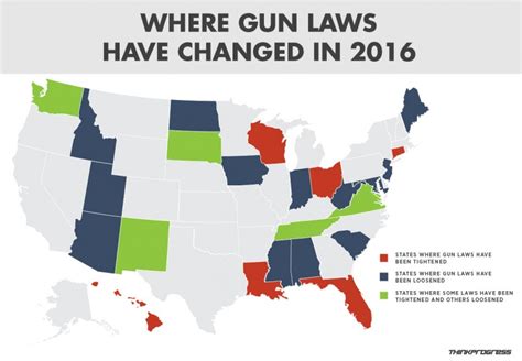 Where gun laws have changed in 2016 - Vivid Maps