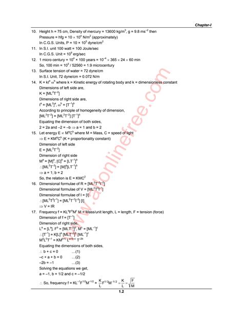 Solution Useful Physics Notes Class 1112 Mcat Ecat Entry Tests Studypool