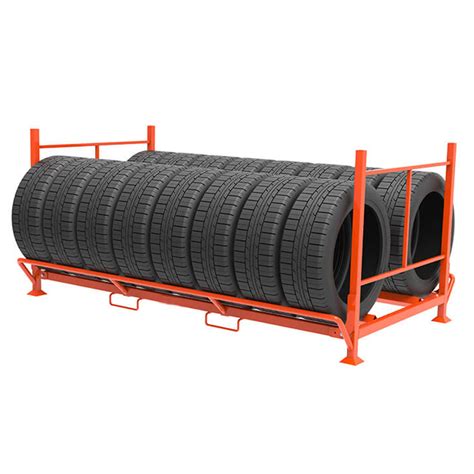 Multifuntional Movable Stacking And Folding Tyre Racking System China