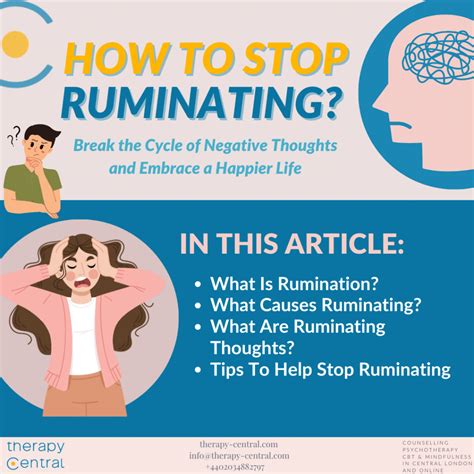 How To Stop Ruminating Therapy Central