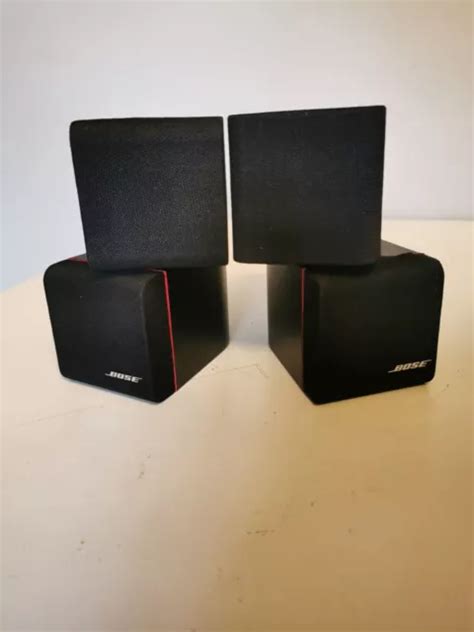 Bose Redline Acoustimass Satellite Double Cube Speakers Pair