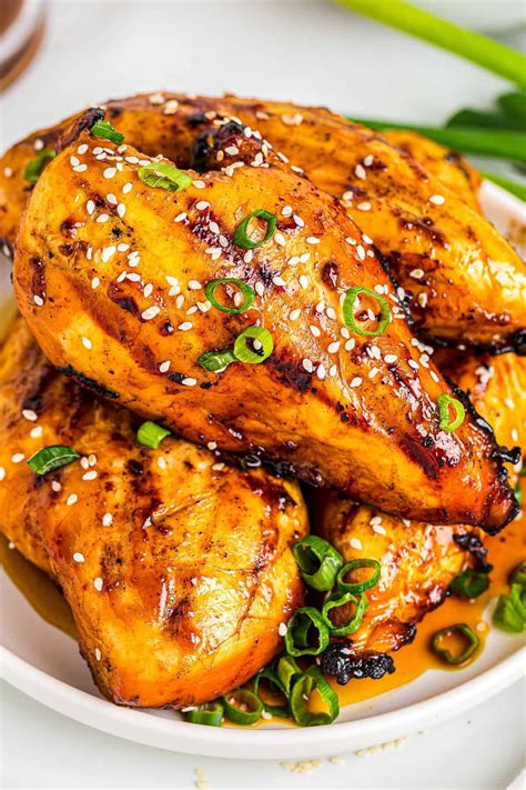 Teriyaki Chicken Marinade Healthy Teriyaki Chicken Savory Chicken