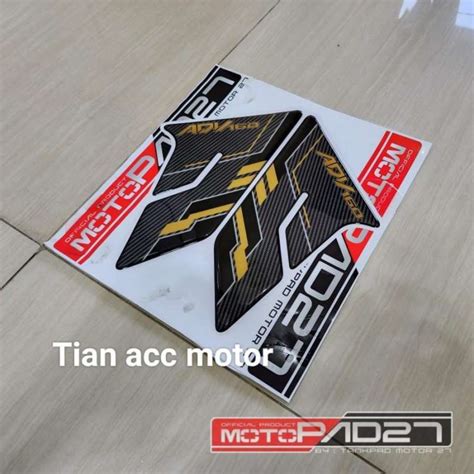 Jual Sticker Stiker Resin Body Sayap Depan Honda ADV 160 Gold Di