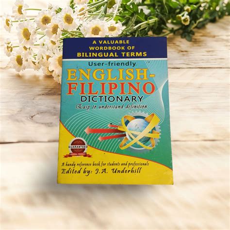 User Friendly English Filipino Dictionary By J A Underhill Lazada Ph