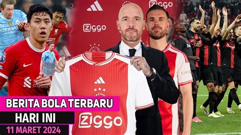 Dipecat Mu Erik Ten Hag Balik Latih Ajaxwataru Endo Kantongi De Bruyne