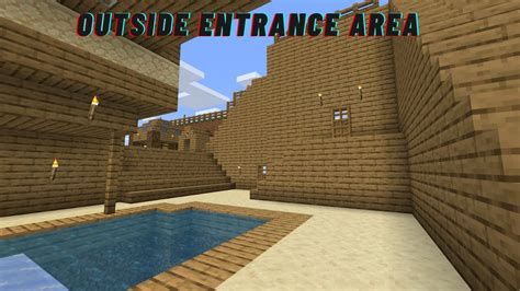 How To Build Stampy S Lovely World Outside Entrance Area Youtube