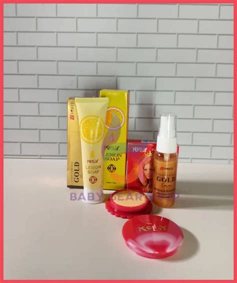 Paket 3 IN 1 Kelly Kosmetik Kelly Pearl Cream 5 Gr Kelly Lemon Soap