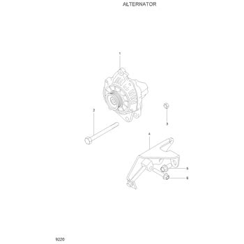 11403 08407B Hyundai HCE BOLT FLANGE