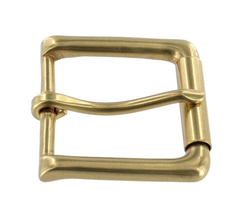 B6231 Natural Brass Roller Heel Bar Buckle Solid Brass Ll Multiple