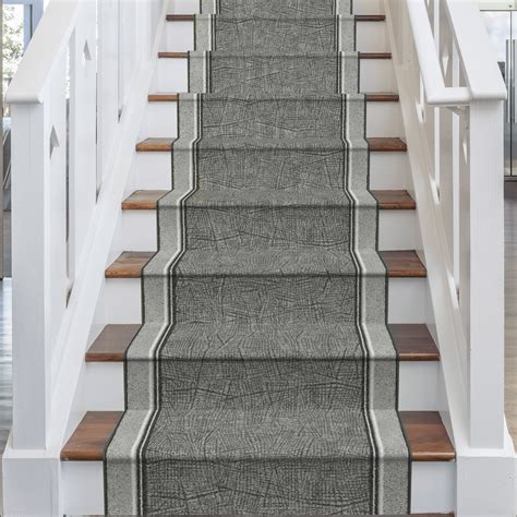 Gala Graphite Stair Carpet Runners | Runrug