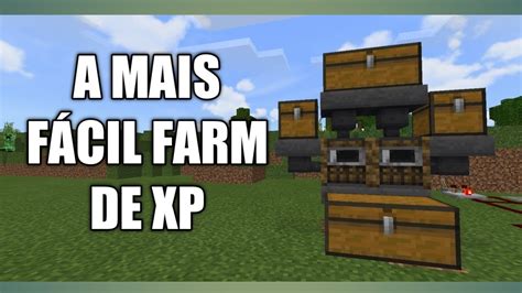 Como Fazer A Farm De Xp Mais Fácil Do Minecraft Bedrock Youtube