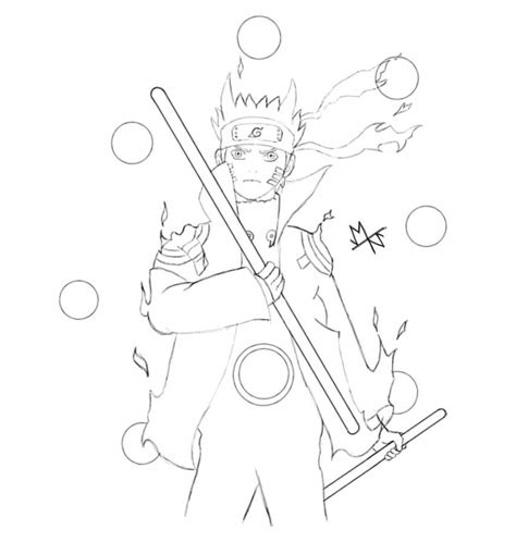 Naruto Six Paths Sage Mode Drawing | Naruto Amino