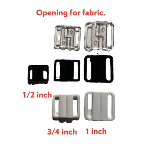 Bikini Bra Bathing Suit Closure Clip Clasp Clicker White Etsy