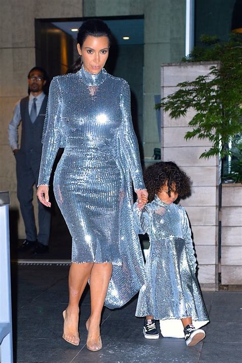 Kim Kardashian and North West in Matching Vetements Dresses | POPSUGAR ...